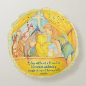 ラウンドクッション – ウィニーThe Pooh (裏面)