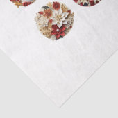 ラウンドクリスマスイメージDIYデコページオーナメントクラフト 薄葉紙 (詳細)