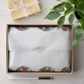 ラウンドクリスマスイメージDIYデコページオーナメントクラフト 薄葉紙 (ギフト)