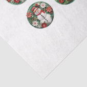 ラウンドクリスマスイメージDIYデコページオーナメントクラフト 薄葉紙 (詳細)