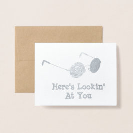 ラウンドグラス – ここではYou Specsを見ている 箔カード