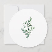 ラウンドグリーナリーリーフ結婚ズゲスト座席表 (裏面)