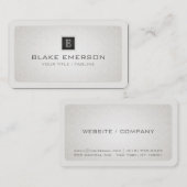 ラウンドコーナーカスタムプロフェッショナルモノグラム 名刺 (正面/裏面)