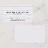 ラウンドコーナーミニマリストコンサルタントの名刺 名刺 (正面/裏面)