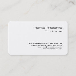 ラウンドコーナー白黒プロフェッショナル 名刺