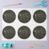 ラウンドゴシックハロウィーンシリーズデザイン4 薄葉紙 (クラフト)