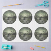 ラウンドゴシックハロウィーンシリーズデザイン8 薄葉紙 (クラフト)