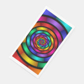 ラウンドサイケデリックとフラカラフルモダンクタルアート (コーナー)