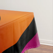 ラウンドサイケデリックとフラカラフルモダンクタルアート テーブルクロス (インサイチュ)