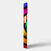 ラウンドサイケデリックとフラカラフルモダンクタルアート Case-Mate iPhoneケース (裏面 / 右)