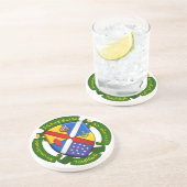 ラウンドサンドストーンコースター コースター (側面)