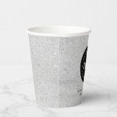 ラウンドサークルカスタム会社ロゴグレークラフト 紙コップ (右)