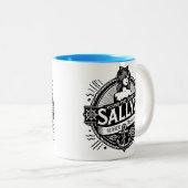 ラウンドザコーナーサリーズシーサイドアレハウス ツートーンマグカップ (正面右)