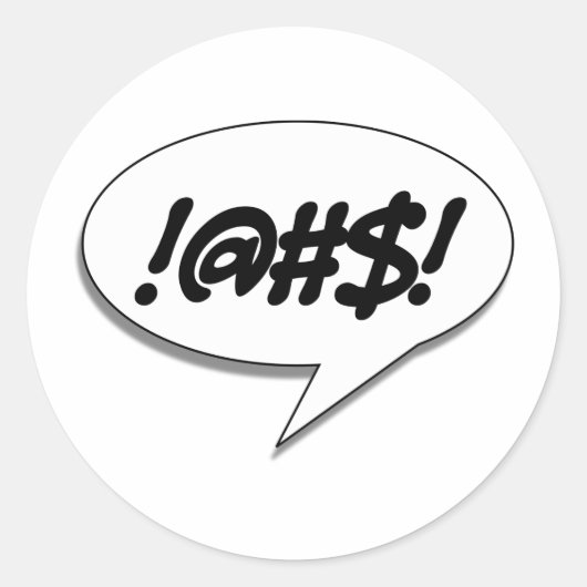 !@#$! ラウンドシール (正面)