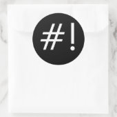 #! ラウンドシール (バッグ)