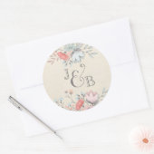 ラウンドシール |ヴィンテージ結婚のコレクション (封筒)