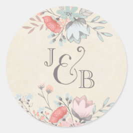 ラウンドシール |ヴィンテージ結婚のコレクション