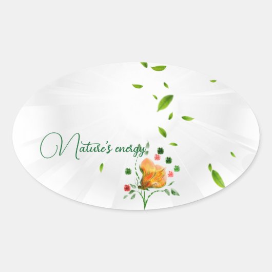 ラウンドシール 楕円形シール (正面)