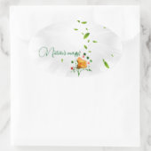 ラウンドシール 楕円形シール (バッグ)