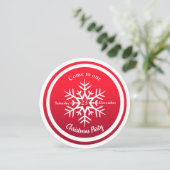 ラウンドスカンジスノーフレークオンレッド招待状 シーズンカード (スタンド正面)