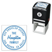 ラウンドスクモダンリットファミリ名差出人住所 セルフインキングスタンプ (インサイチュ)