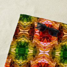 ラウンドスケッチは赤、緑、および金ゴールド図形を生成