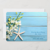 ラウンドスターフィッシュバチェロレッテパーティー招待状 招待状 (裏面)