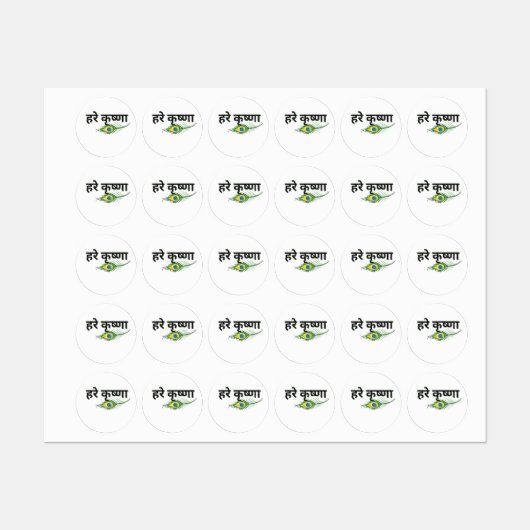 ラウンドスティッカーズクリシュナ ラベル (シート)