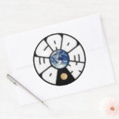 ラウンドステッカー – カスタマイズ ラウンドシール (封筒)