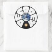 ラウンドステッカー – カスタマイズ ラウンドシール (バッグ)