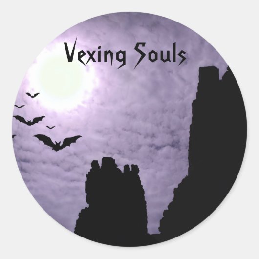 ラウンドステッカー – カスタマイズ ラウンドシール (正面)