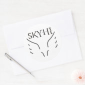 ラウンドステッカー – カスタマイズ ラウンドシール (封筒)