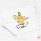 ラウンドステッカー ラウンドシール (封筒)