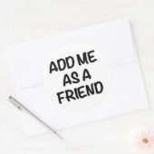 ラウンドステッカー ラウンドシール (封筒)