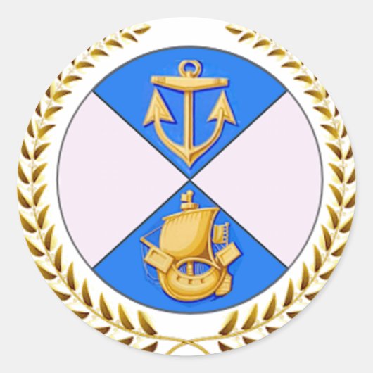 ラウンドステッカー ラウンドシール (正面)