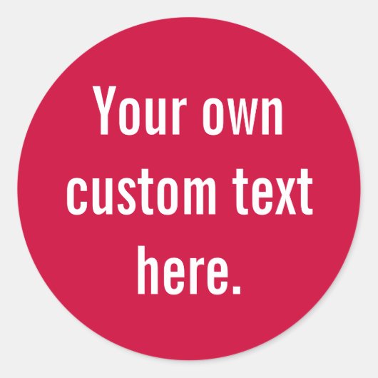 ラウンドステッカー ラウンドシール (正面)