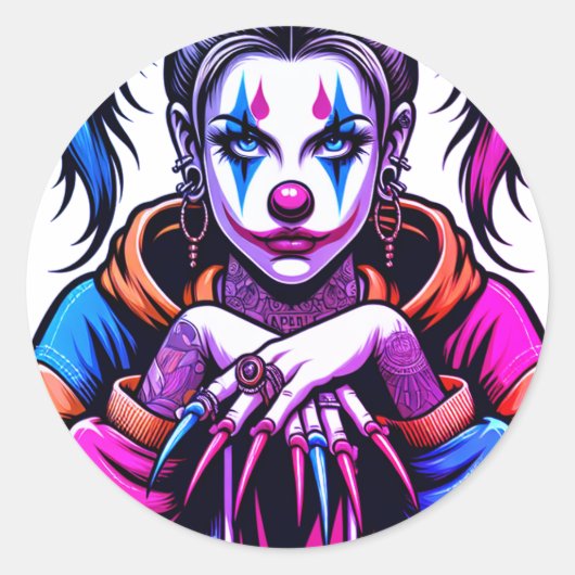 ラウンドステッカー–3 ラウンドシール (正面)