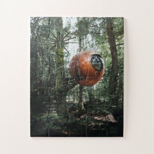 ラウンドスフィアツリーハウスチニーハウスジグソーパズル ジグソーパズル (縦)