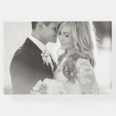 ラウンドダイヤモンドジオメトリック結婚シックの写真 ゲストブック (裏面)