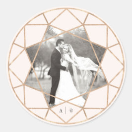 ラウンドダイヤモンドジオメトリック結婚シックの写真 ラウンドシール