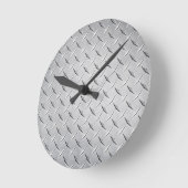 ラウンドダイヤモンドプレート時計 ラウンド壁時計 (傾斜)