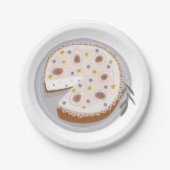 ラウンドチーズケーキ ペーパープレート (正面)