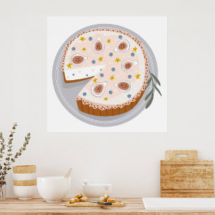 ラウンドチーズケーキ ポスター