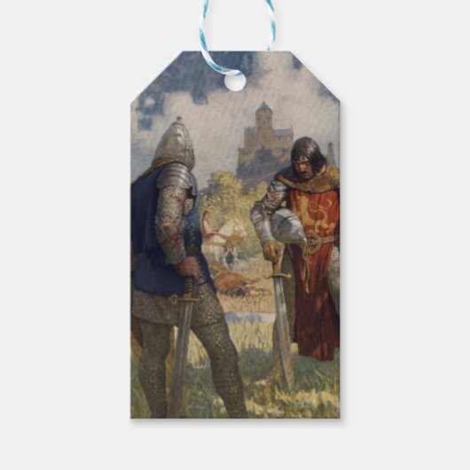 ラウンドテーブルの騎士ローンスロット・デュ・レイク ギフトタグ (正面)