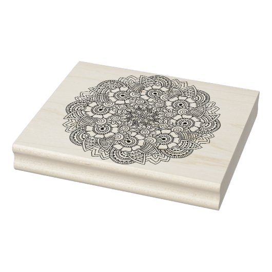 ラウンドデザインドードル ラバースタンプ (スタンプ)