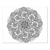 ラウンドデザインドードル ラバースタンプ (インプリント)