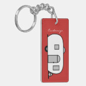 ラウンドトラベルトレーラーThunder_Cove キーホルダー (正面左)