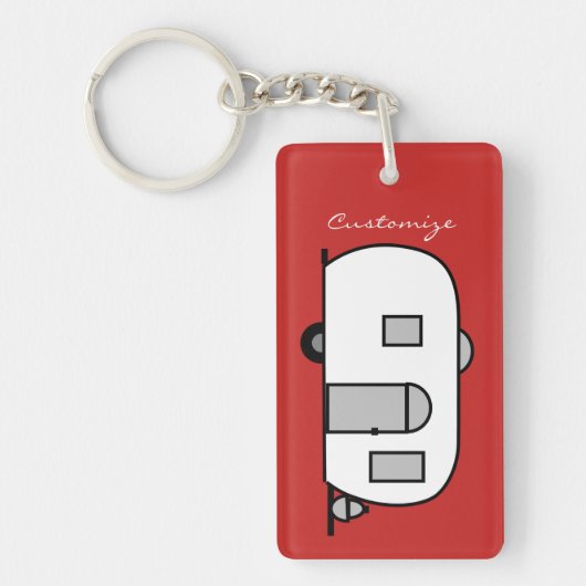 ラウンドトラベルトレーラーThunder_Cove キーホルダー (正面)