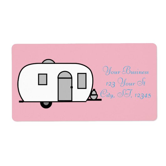 ラウンドトラベルトレーラーThunder_Cove ラベル (正面)