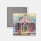 "ラウンドハウスバー"ベイに入れる マグネット (正面/裏面)